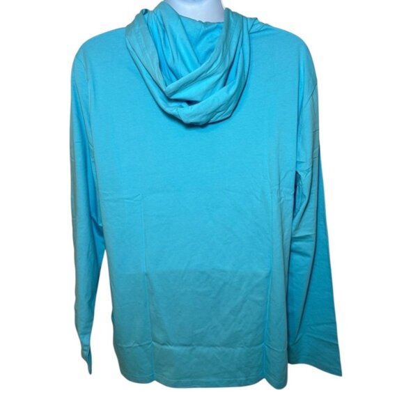 Polo Ralph Lauren Mens XL Polo Bear Jersey Hooded T-Shirt Blue Long Sleeve - Picture 2 of 11